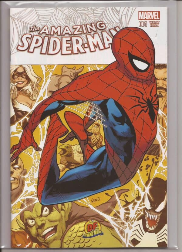 AMAZING SPIDER-MAN, THE #1 - DFE GREG LAND VARIANT COVER - LIMITED TO 3000