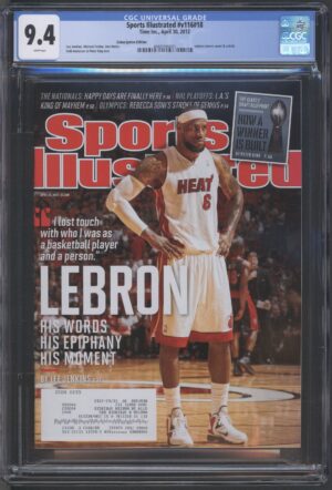 SPORTS ILLUSTRATED #V116 #18 - CGC 9.4 NM – LEBRON JAMES COVER – GIANTS DRAFT BLUEPRINT