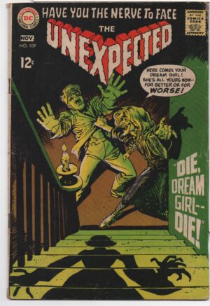 THE UNEXPECTED #109 – 12 CENT COVER PRICE – JACK SPARLING COVER ART – 1ST PRINT - 1968