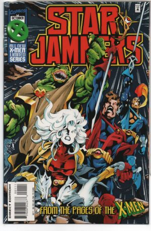 STARJAMMERS #1 – OVERPOWER CARDS BOUND-IN INCLUDED – CARLOS PACHECO COVER - 1995