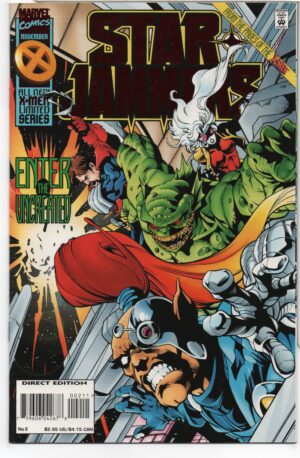 STARJAMMERS #2 – 1ST APPEARANCE OF THE UNCREATED – CARLOS PACHECO COVER - 1995