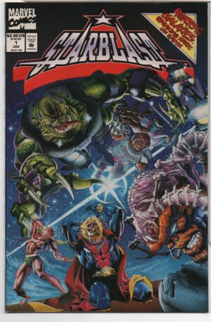 STARBLAST #1 – NOVA – QUASAR – BLACK BOLT – CLAUDIO CASTELLINI COVER ART – 1ST APPEARANCES - 1994