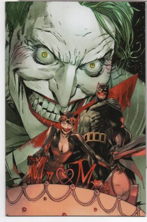 BATMAN #50 – CLAY MANN BLOODY JOKER - VIRGIN VARIANT – LIMITED TO 1000 – KEY ISSUE