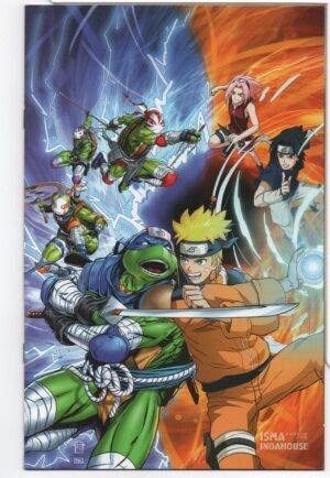 TEENAGE MUTANT NINJA TURTLES X NARUTO #1 – COLLECTOR CAVE VIRGIN VARIANT – LIMITED TO 600