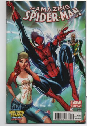AMAZING SPIDER-MAN, THE #1 – MIDTOWN COMICS EXCLUSIVE – J. SCOTT CAMPBELL VARIANT – 1ST APPEARANCES
