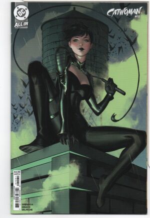 CATWOMAN #72 – EJIKURE CARD STOCK VARIANT – ALL IN TIE-IN – RULES OF THE LAND