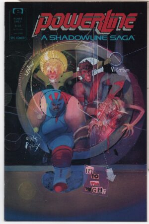 POWERLINE: A SHADOWLINE SAGA #1 – 1ST APPEARANCES – BILL SIENKIEWICZ COVER - 1988