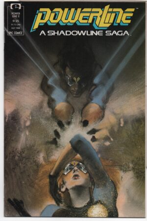 POWERLINE: A SHADOWLINE SAGA #2 – 1ST APPEARANCES – J0N J. MUTH COVER - 1988