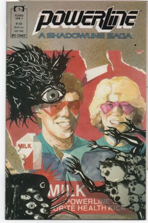 POWERLINE: A SHADOWLINE SAGA #4 – DAVE ROSS - MARK CHIARELLO COVER - 1988