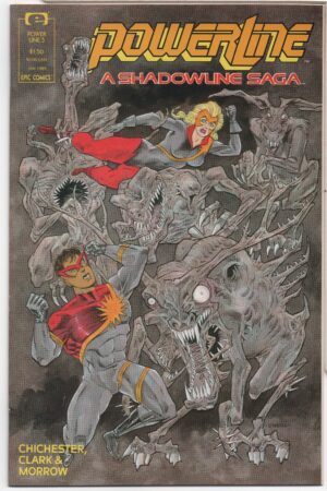 POWERLINE: A SHADOWLINE SAGA #5 – GRAY MORROW – KEVIN O’NEILL COVER ART - 1989