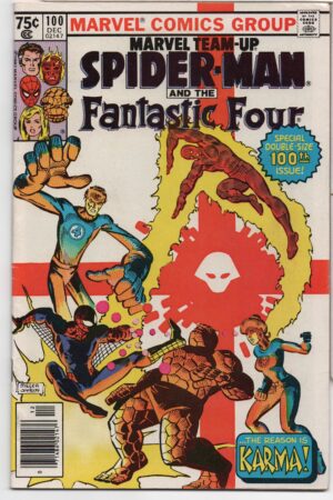 MARVEL TEAM-UP #100 – DOCTOR DOOM APPEARANCE – FRANK MILLER COVER ART – NEWSSTAND VARIANT - 1980