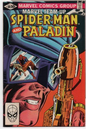 MARVEL TEAM-UP #108 – 1ST APPEARANCE OF PALADIN – DAVID MICHELINIE - HERB TRIMPE COVER ART - 1981