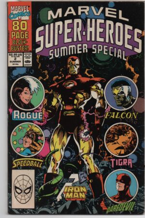 MARVEL SUPER-HEROES #2 – 1ST APPEARANCES – STEVE LIGHTLE COVER ART – DAREDEVIL APPEARANCE - 1990