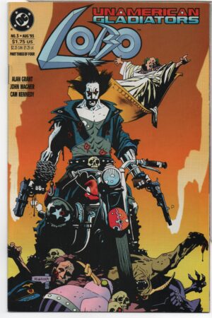 LOBO: UNAMERICAN GLADIATORS #3 – MIKE MIGNOLA COVER ART – MINI-SERIES - 1993
