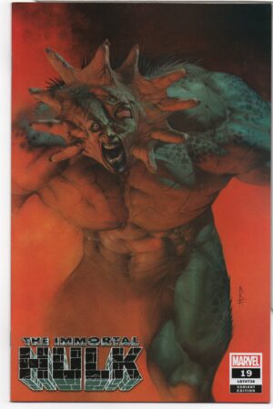IMMORTAL HULK #19 – COMICXPOSURE EXCLUSIVE – RICCARDO FEDERICI VARIANT – THUNDERBOLT ROSS APPEARANCE - 2019