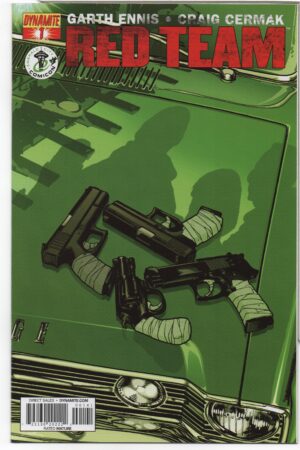 RED TEAM #1 – 2013 ECCC EMERALD GREEN VARIANT – HOWARD CHAYKIN – FIRST APPEARANCES