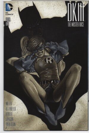 DARK KNIGHT III: THE MASTER RACE #1 – FORBIDDEN PLANET EXCLUSIVE – ADAM HUGHES SKETCH ART – KEY ISSUE - 2016