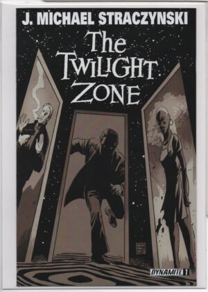 TWILIGHT ZONE, THE #1 – FRANCESCO FRANCAVILLA HIGH END B&W VARIANT – W/COA - 2014