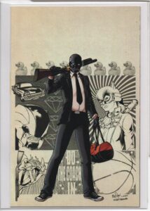 BAD ASS #1 – HIGH END BRUNO BESSADI VIRGIN ART – W/COA – 1ST APPEARANCES - RARE - 2014