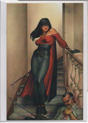 LADY ZORRO #4 – JOSEPH LINSNER HIGH END VIRGIN ART – W/COA – ULTRA LIMITED TO 50 - 2014