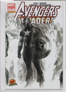 AVENGERS / INVADERS #5 – DYNAMIC FORCES EXCLUSIVE – ALEX ROSS SKETCH VARIANT – W/COA - 2008