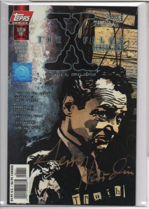 X-FILES: SEASON ONE #NN (2) – DEEP THROAT VARIANT - SIGNED BY JERRY HARDIN – W/COA - 1997