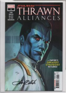 STAR WARS: THRAWN ALLIANCES #1 – SIGNED PATRICK OLLIFFE – ROD REIS COVER – NUMBERED COA - 2024