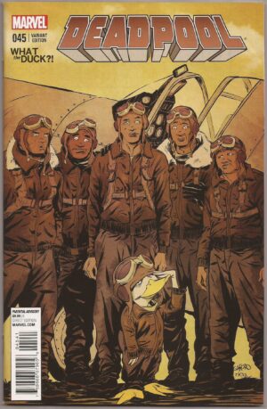 DEADPOOL #45 – KEY ISSUE - WHAT THE DUCK VARIANT – 250TH EDITION – DANIEL GREEN COVER - 2015