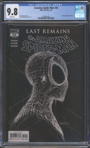AMAZING SPIDER-MAN #55 – CGC 9.8 NM/M – 1ST PRINT – PATRICK GLEASON WEBHEAD VARIANT - 2021