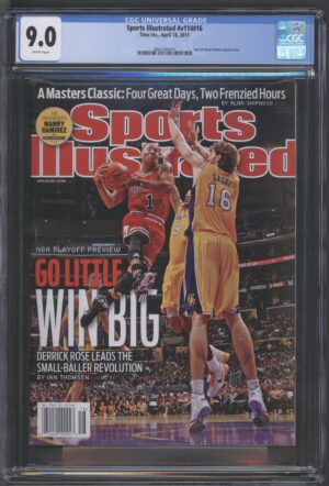 2011 SPORTS ILLUSTRATED #V114 #16 – CGC 9.0 VF/NM - DERRICK ROSE & MARC GASOL COVER