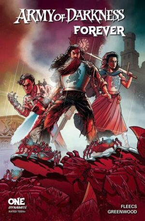 ARMY OF DARKNESS: FOREVER #1 – SIGNED TONY FLEECS – MOVIE POSTER FOIL VARIANT