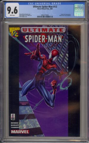ULTIMATE SPIDER-MAN #1/2 - CGC 9.6 NM+ – WIZARD EDITION – BRIAN MICHAEL BENDIS - 2002