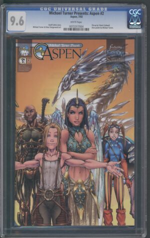MICHAEL TURNER PRESENTS: ASPEN #2 - CGC 9.6 NM+ RARE GRADED BOOK – 1ST APPEARANCE - 2003