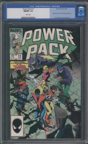 POWER PACK #12 - CGC 9.8 NM/M – KEY ISSUE – RARE GRADED COPY – JUNE BRIGMAN COVER - 1985