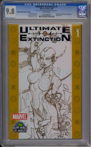 ULTIMATE EXTINCTION #1 - CGC 9.8 NM/M - WIZARD WORLD LA 2006 EXCLUSIVE – JOE MADUREIRA COVER - 2006