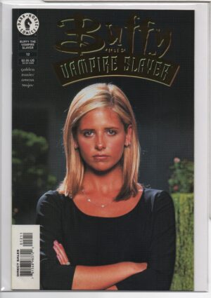 BUFFY THE VAMPIRE SLAYER #12 – DF GOLD FOIL PHOTO VARIANT – NUMBERED COA - 1999