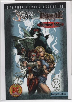 PAINKILLER JANE / DARKCHYLDE #PREVIEW – EUROPEAN VARIANT – NUMBERED 0002/7500 - EVENT COMICS - 1997