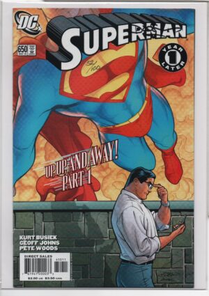 SUPERMAN #650 – SIGNED BY TERRY DODSON – NUMBERED COA 052/100 – 1ST PRINT – VOLUME 1 - 2016