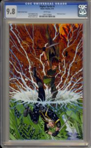 HIGHER EARTH #1 - CGC 9.8 NM/M – MICHAEL GOLDEN INCENTIVE VIRGIN VARIANT – 1 FOR 100 - 2012