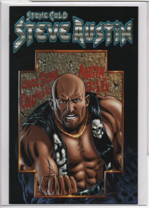 STONE COLD STEVE AUSTIN #1 – DF SUPER ALTERNATE COVER – NUMBERED COA – 1ST PRINT - 1999