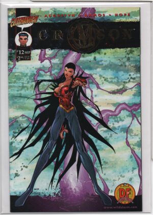 CRIMSON #12 – HUMBERTO RAMOS COVER - DF EXCLUSIVE GOLD FOIL – NUMBERED COA - 1999