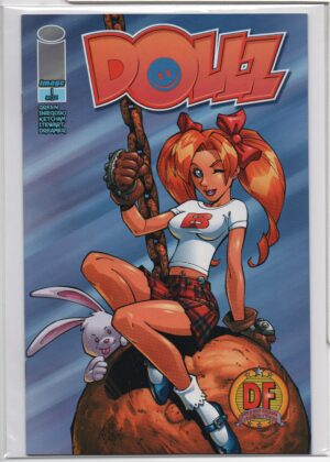DOLLZ #1 – DYNAMIC FORCES EXCLUSIVE – LTD - NUMBERED COA – RANDY GREEN VARIANT - 2001