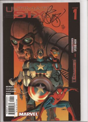 ULTIMATE SIX #1 – SIGNED BRIAN MICHAEL BENDIS – NUMBERED COA – TIE-IN EDITION - 2003