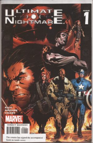 ULTIMATE NIGHTMARE #1 – SIGNED TREVOR BY HAIRSINE – NUMBERED 054/199 - 2004