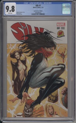 SILK #1 - CGC 9.8 NM/M – DF EXCLUSIVE – GREG LAND VARIANT – W/COA – KEY ISSUE - 2016