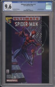 ULTIMATE SPIDER-MAN #1/2 - CGC 9.6 NM+ – WIZARD MAIL-IN EDITION – W/COA - 2002