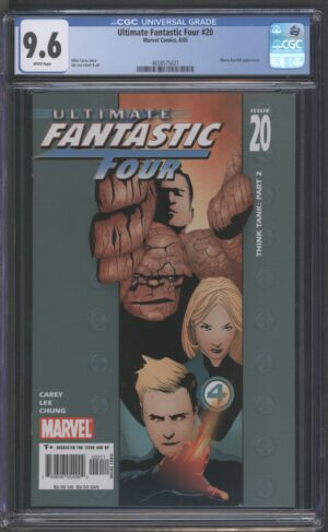 ULTIMATE FANTASTIC FOUR #20 - CGC 9.6 NM+ MIKE CAREY - JAE LEE COVER - 2005