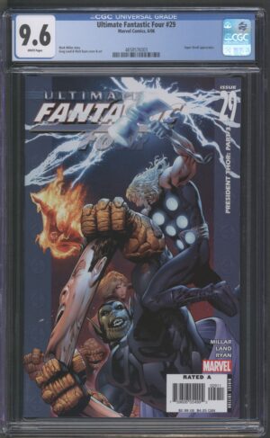 ULTIMATE FANTASTIC FOUR #29 - CGC 9.6 NM+ 1ST APPEARANCE – GREG LAND – DOCTOR DOOM - 2006