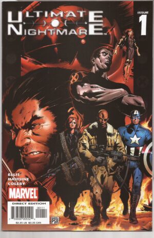 ULTIMATE NIGHTMARE #1 – WARREN ELLIS STORY - TREVOR HAIRSINE COVER ART - 2004