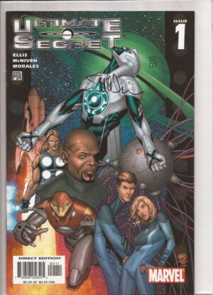 ULTIMATE SECRET #1 – SIGNED STEVE MCNIVEN 1ST CAPTAIN MAHR VEHL – NUMBERED COA - 2005